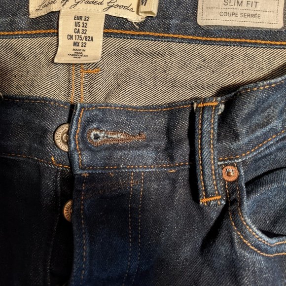 H&M LOGG Mens Jeans 32x32 - Picture 2 of 2